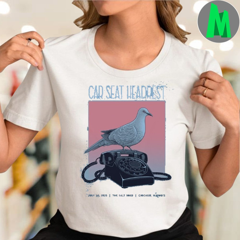 Original Car Seat Headrest July 26 2025 The Salt Shed Chicago Illinois Shirt