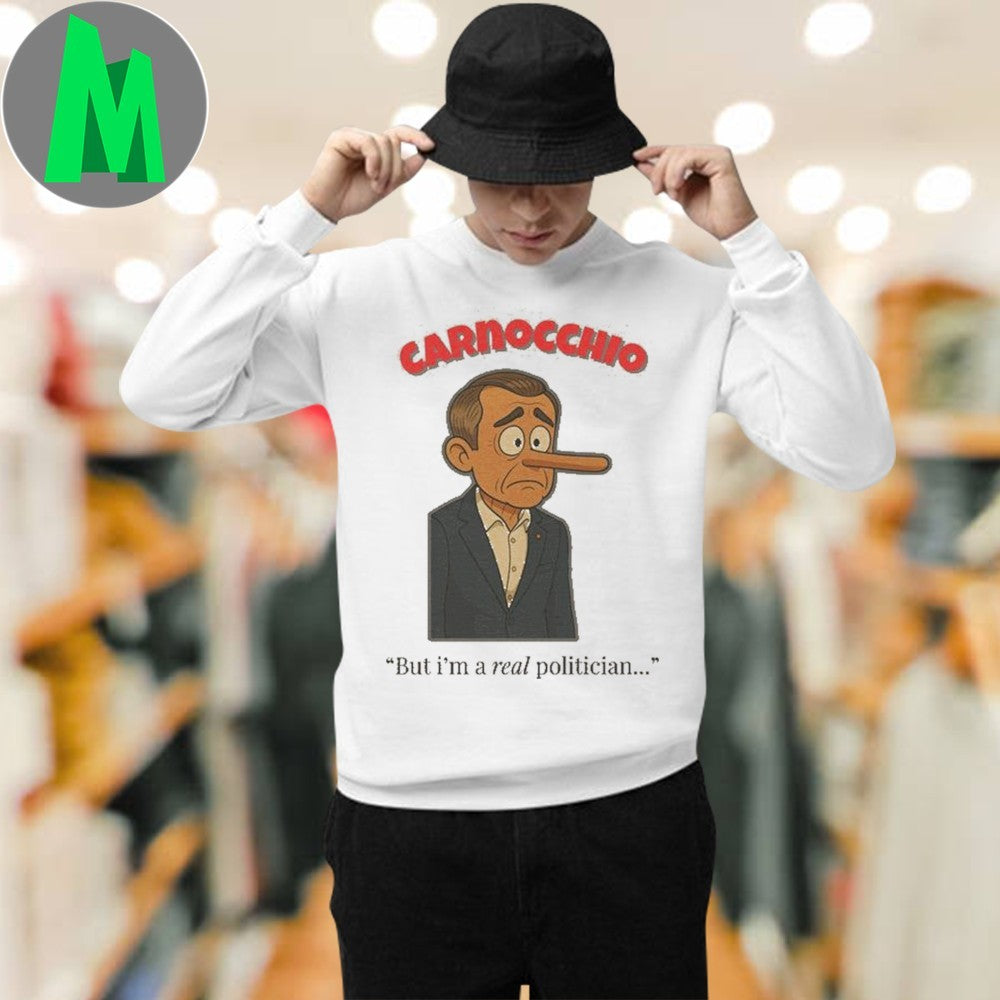 Original Carnocchio Political Satire Real Politician T-Shirt