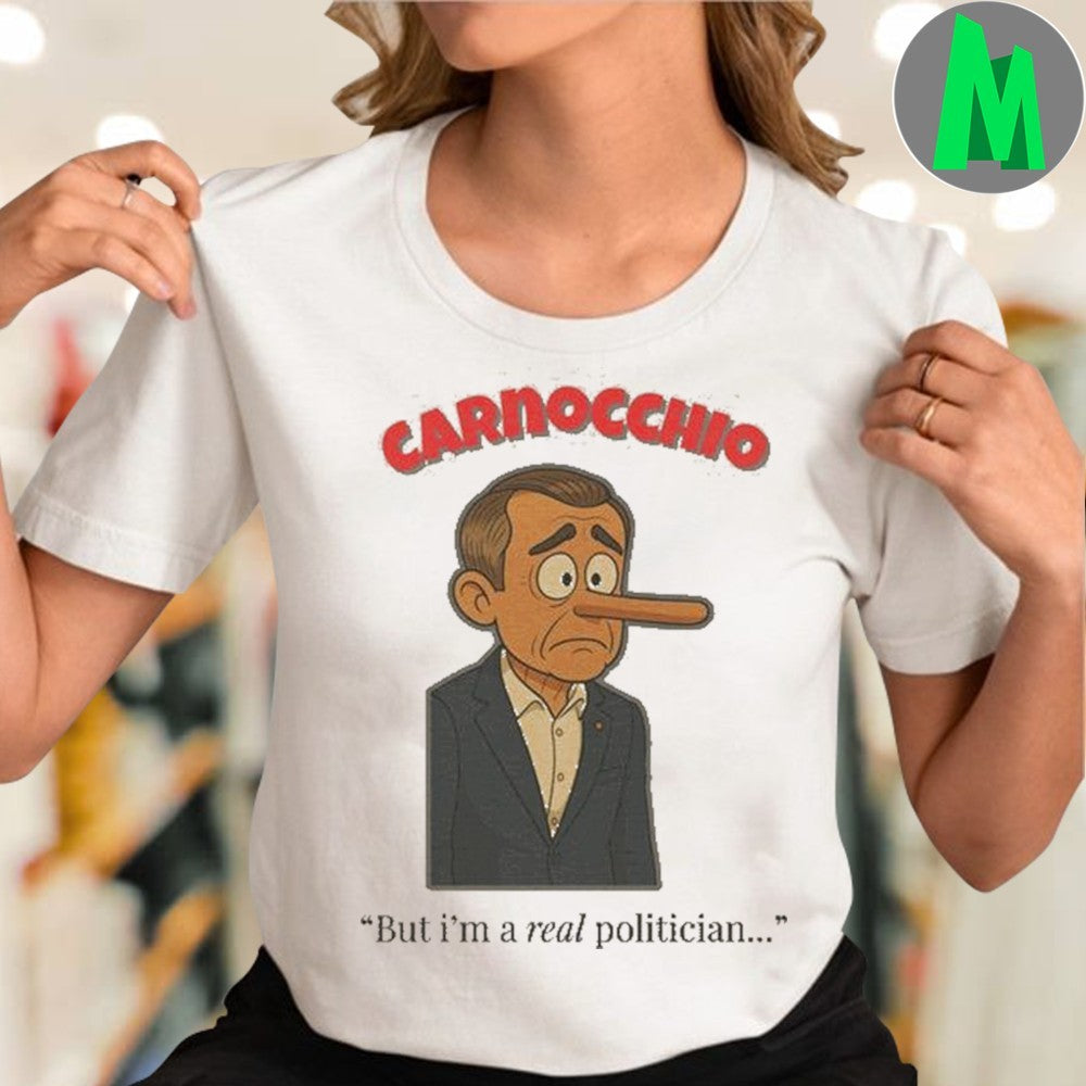 Original Carnocchio Political Satire Real Politician T-Shirt