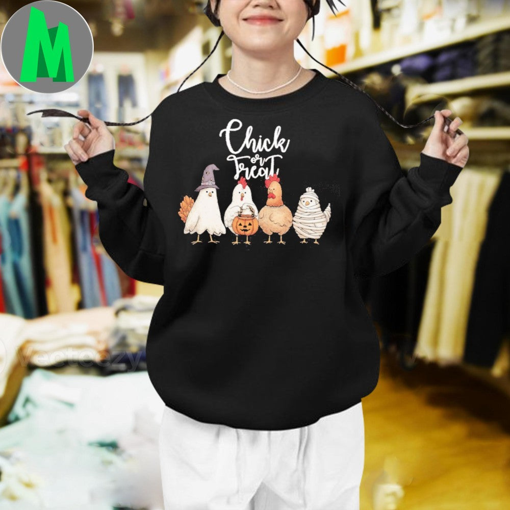 Original Chick or Treat Halloween Chickens Shirt