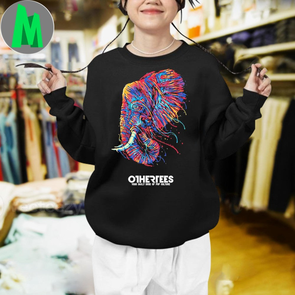 Original Colorful Elephant Your Daily Dose Of Pop Culture Shirt