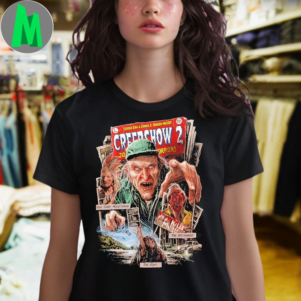 Original Creepshow 2 More Jolting Tales of Horror Movie Scenes T-Shirt
