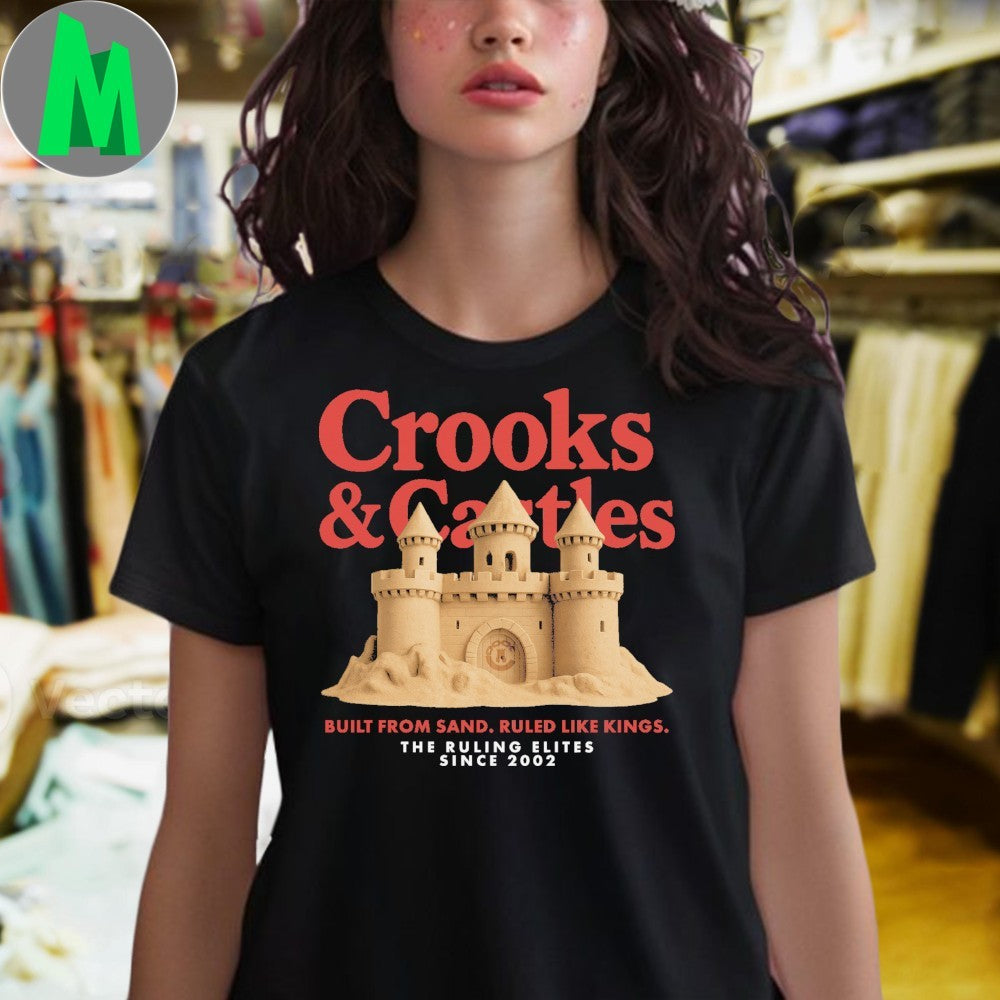 Original Crooks & Castles Sandcastle Graphic T-Shirt