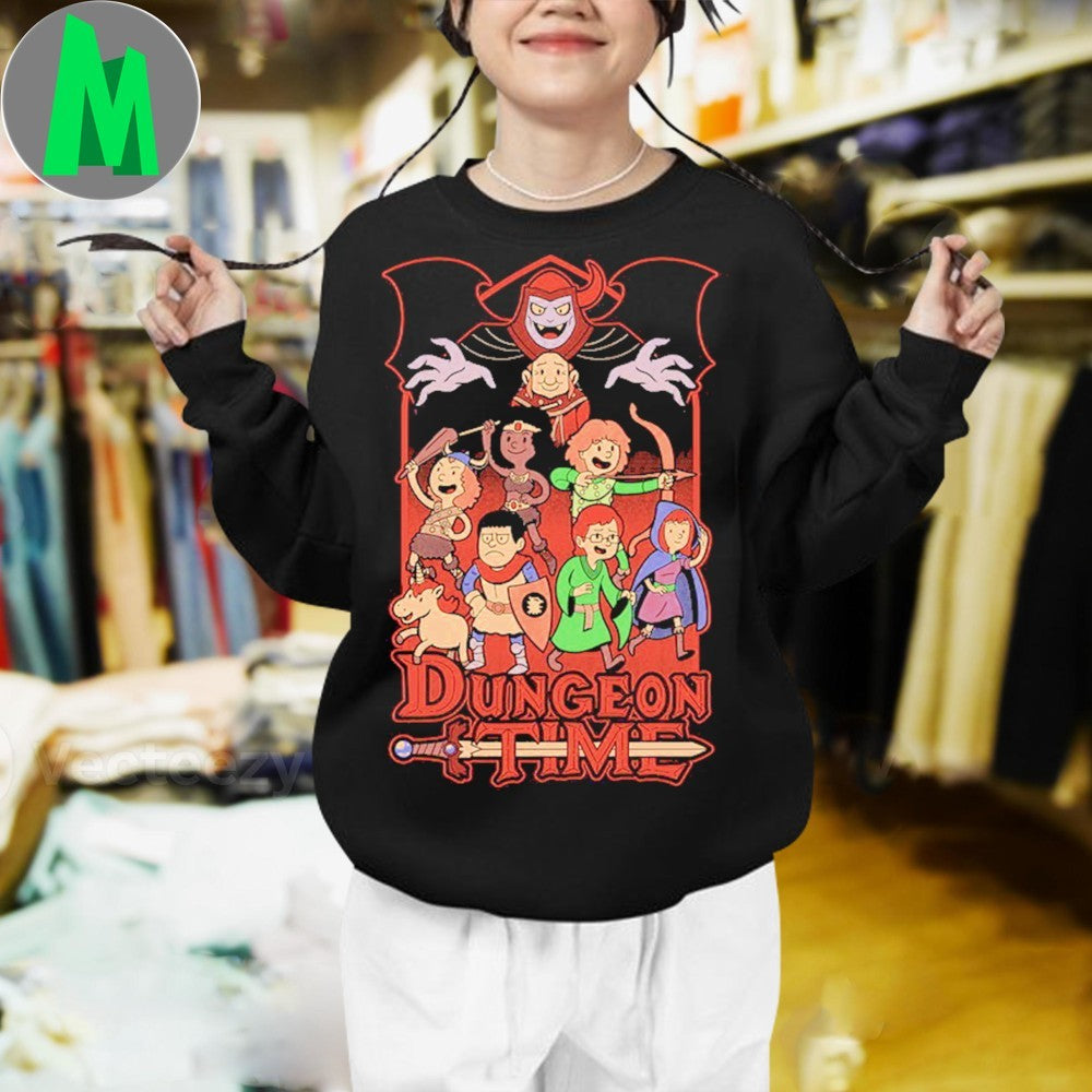 Original Dungeon Time Animation RPG Shirt