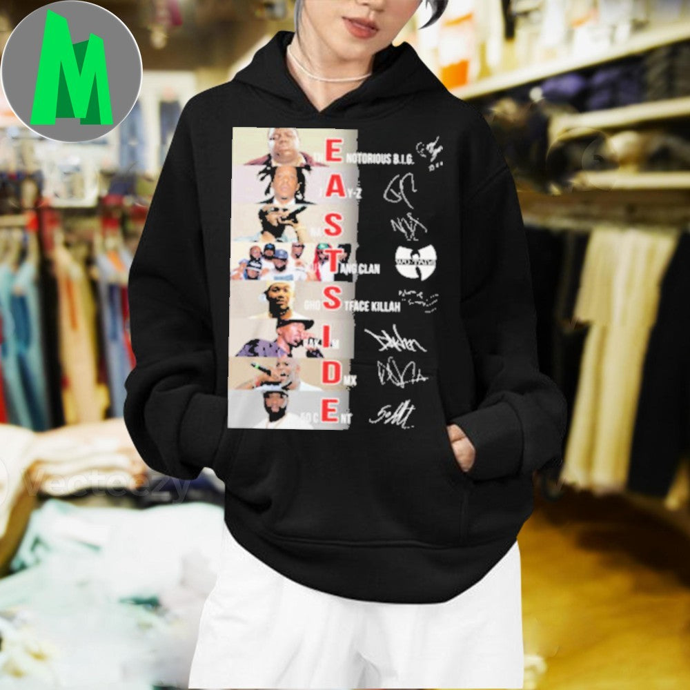 Original Eastside Hip Hop Legends Signatures Shirt