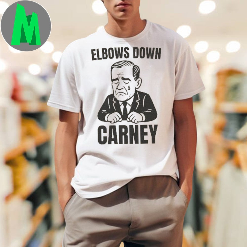 Original Elbows Down Carney Crying Man Meme T-Shirt