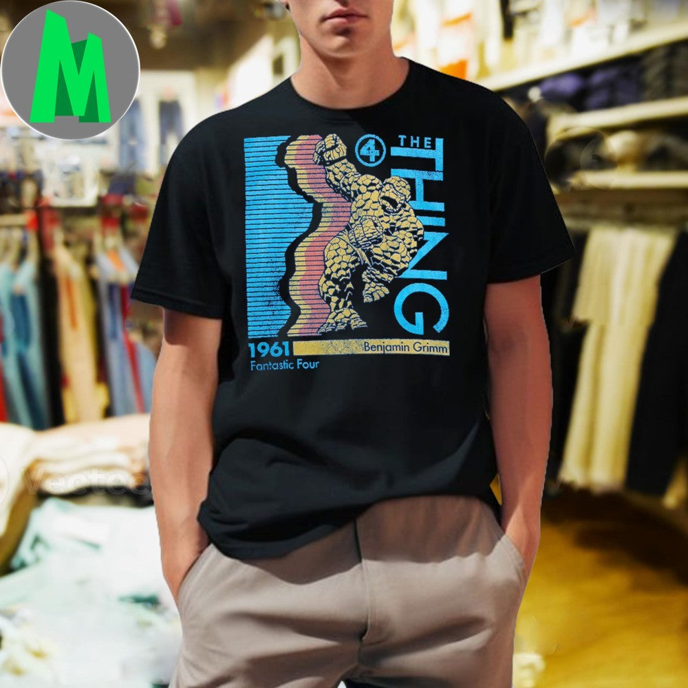 Original Fantastic Four Classic The Thing 1961 Benjamin Grimm Shirt