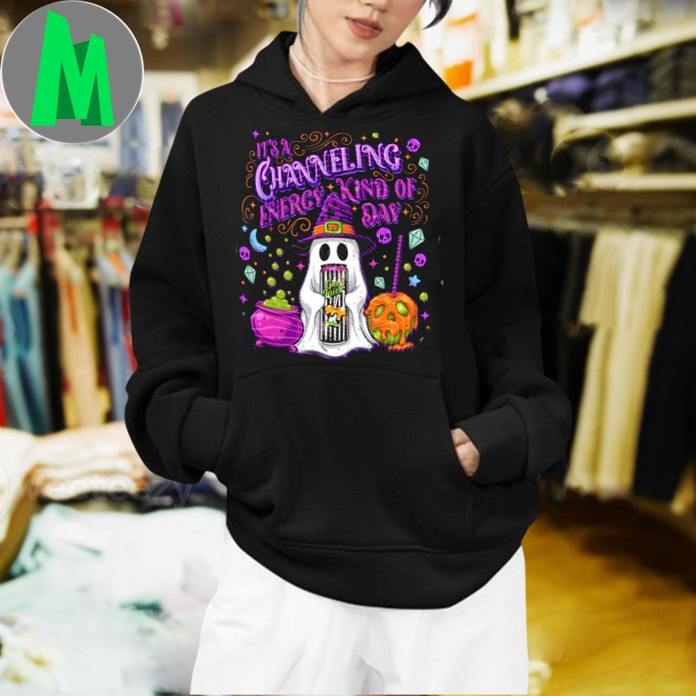 Original It’s A Channeling Energy Kind Of Day Halloween Shirt