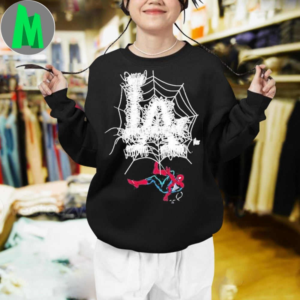 Original LA Spiderweb Spider-Man Crossover T-Shirt