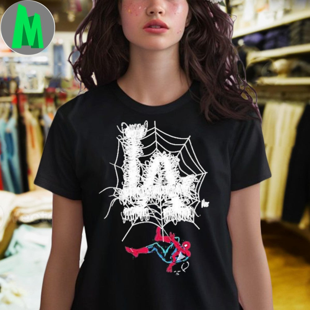 Original LA Spiderweb Spider-Man Crossover T-Shirt