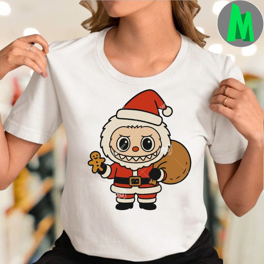 Original Labubu Santa Claus Cute Labubu Merry Christmas 2025 Shirt