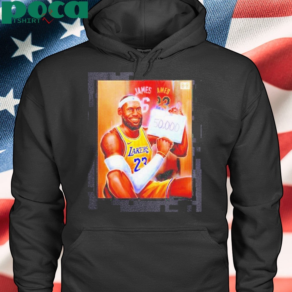 Original Lebron Becomes First Player In Nba History To Score 50k Career Points Shirt