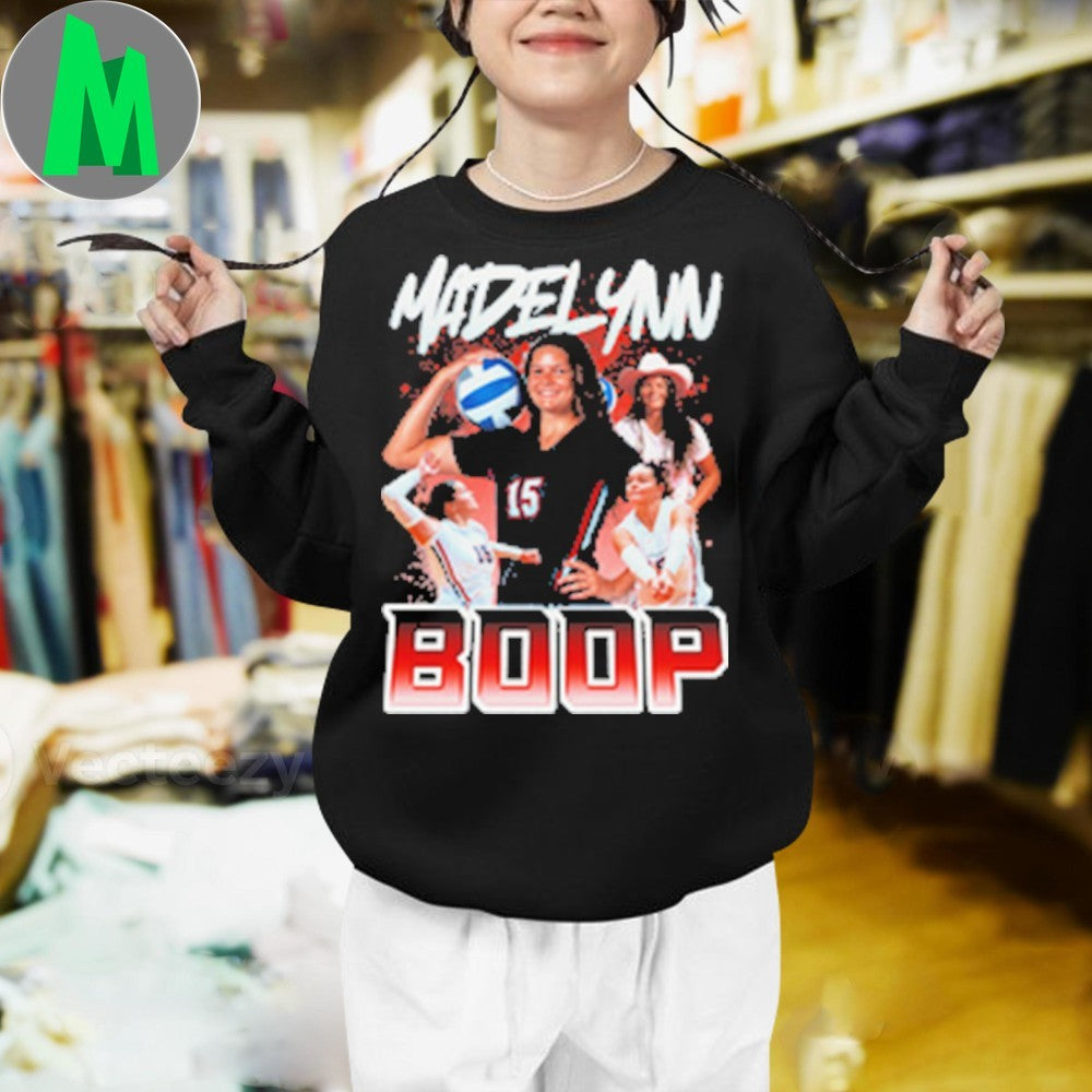 Original Madelynn Boop Volleyball Player #15 Fan T-Shirt