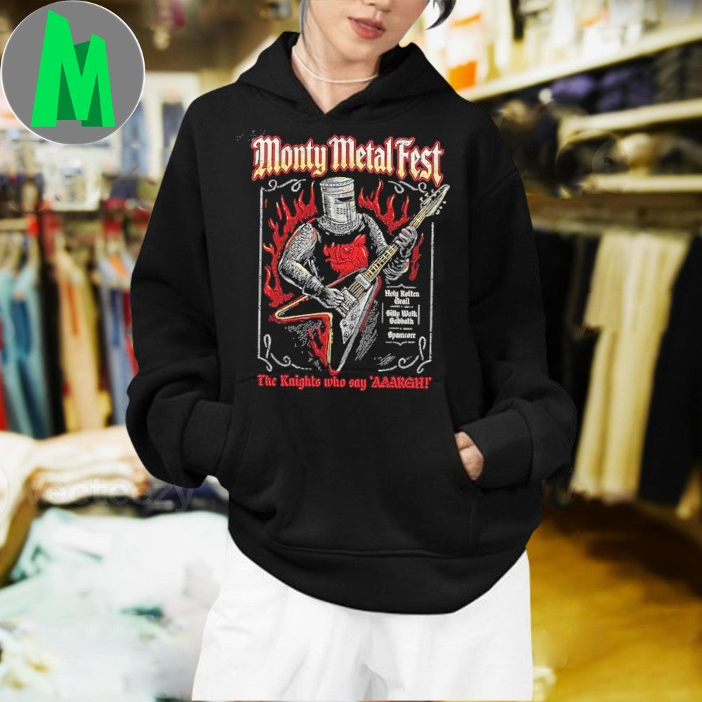 Original Monty Metal Fest The Knights Who Say Alright Shirt