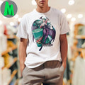 Original Morrigan Aensland Darkstalkers Resurrection x Baja Blast Taco Bell Gaming Anime Shirt