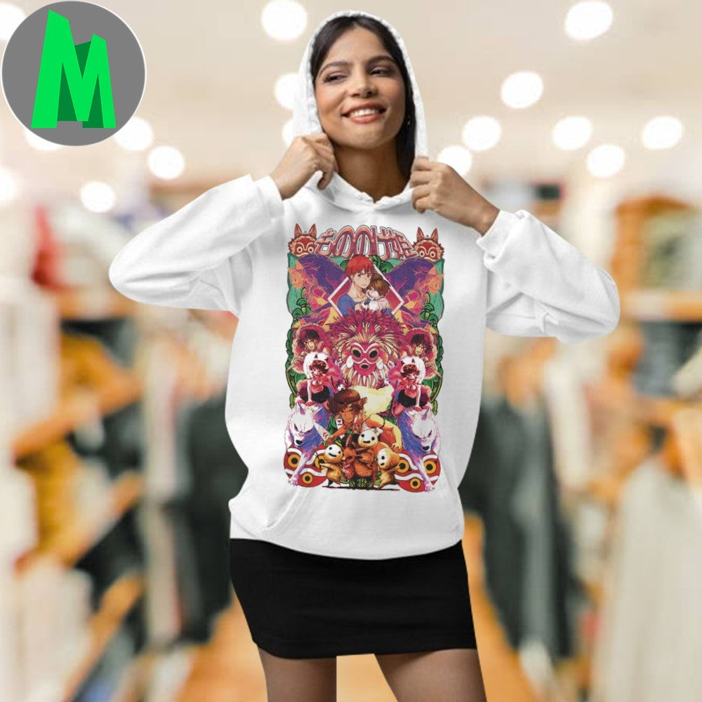 Original Princess Mononoke Studio Ghibli Shirt