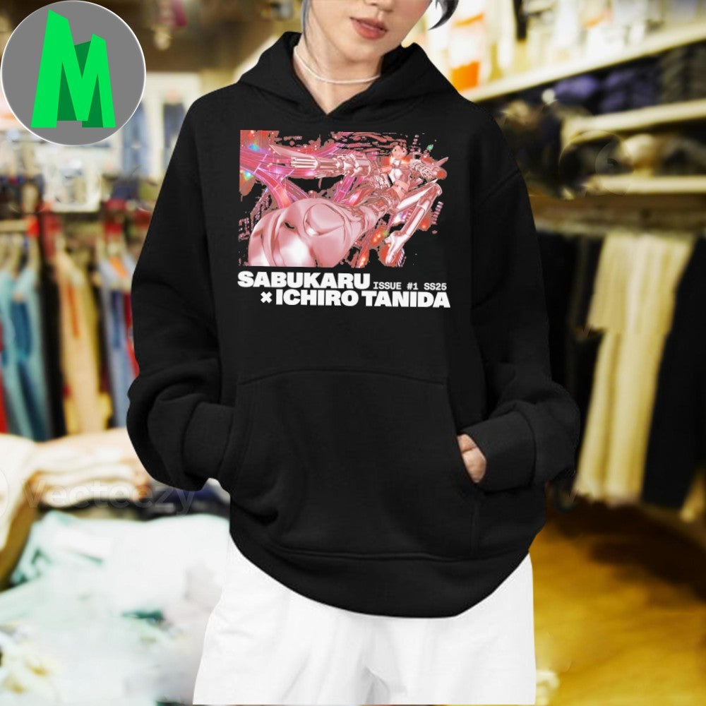 Original Sabukaru x Ichiro Tanida Issue #1 SS25 Cyberpunk Girl Shirt