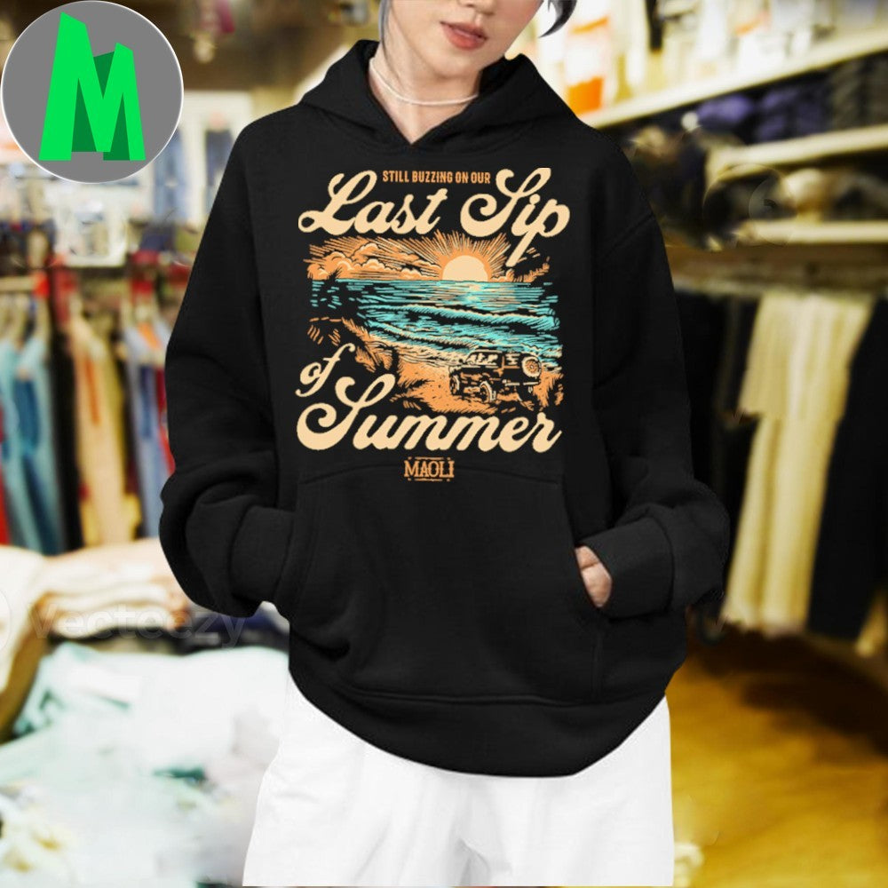 Original Still Buzzing On Our Last Sip Of Sunset Beach Shirt