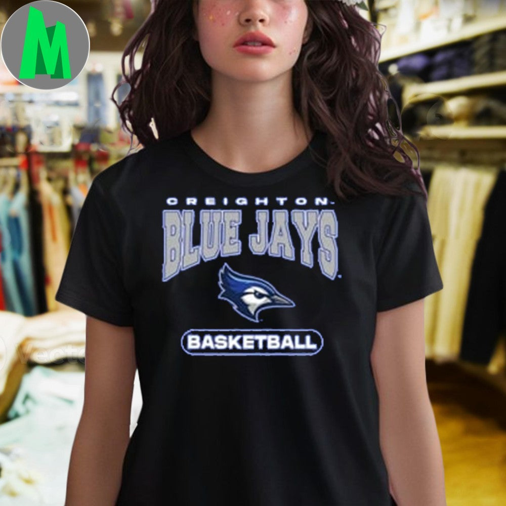 Original Summit Sportswear Creighton Bluejays Youth Blue Basketball Shirt