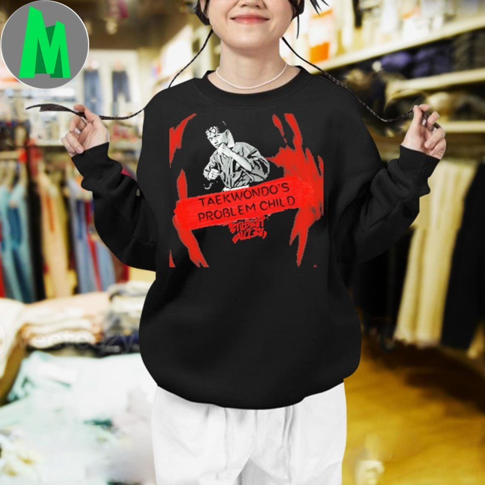 Original Taekwondo Problem Child Paint The Town Red Shirt