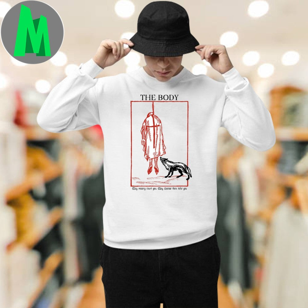 Original The Body Dark Art Wolf & Hanged Figure T-Shirt
