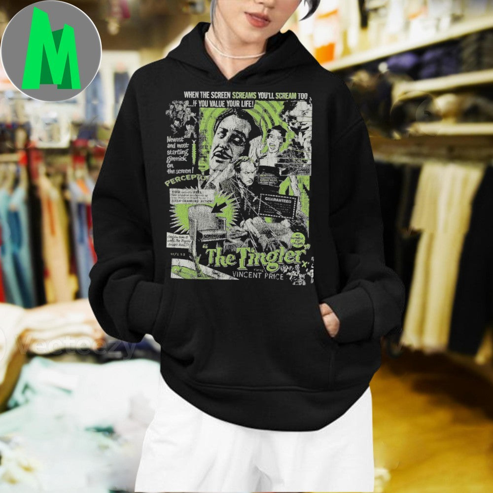 Original The Tingler Vincent Price When The Screen Screams You’ll Scream Too If You Value Your Life Shirt