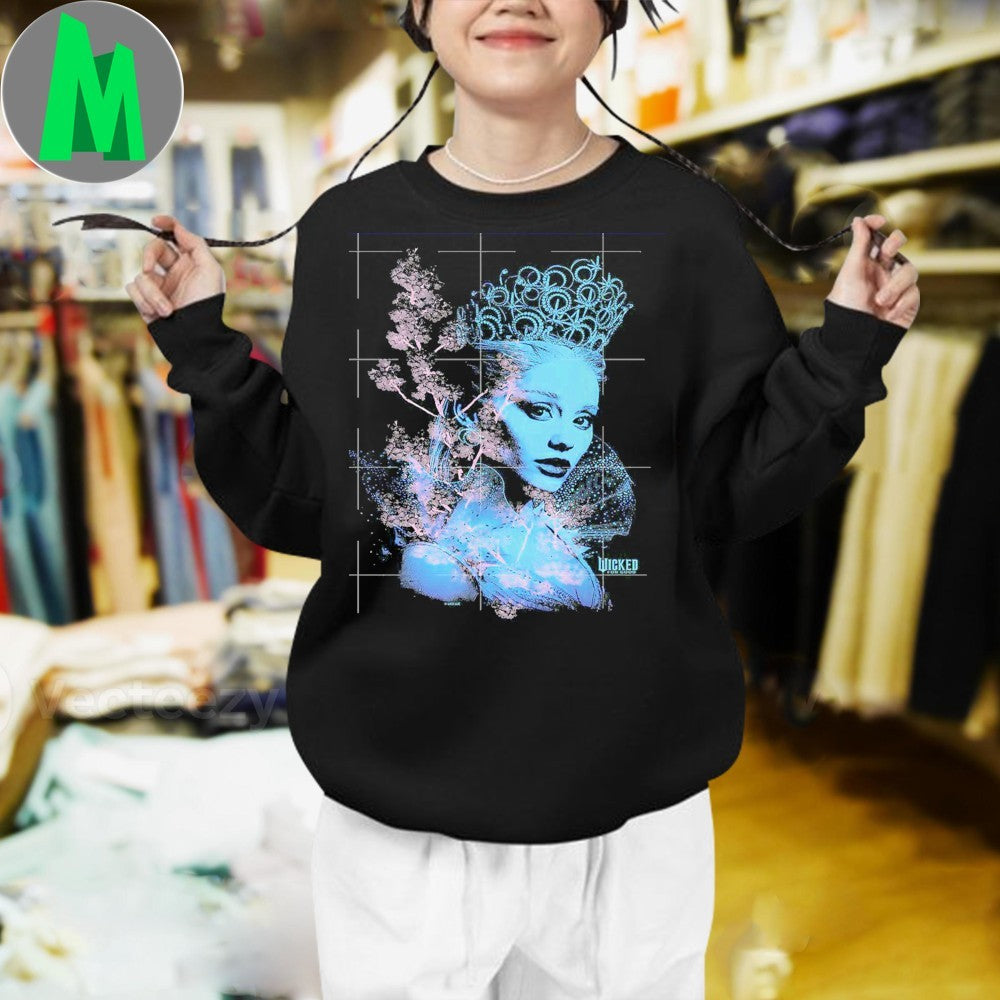 Original Wicked For Good Glinda Striking Portrait Shirt