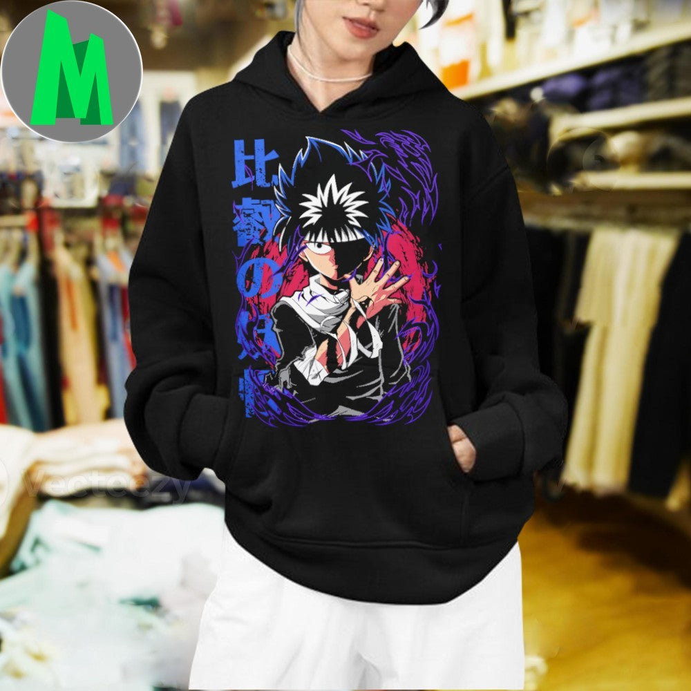 Original Yu Yu Hakusho Hiei Black Flame Anime Shirt