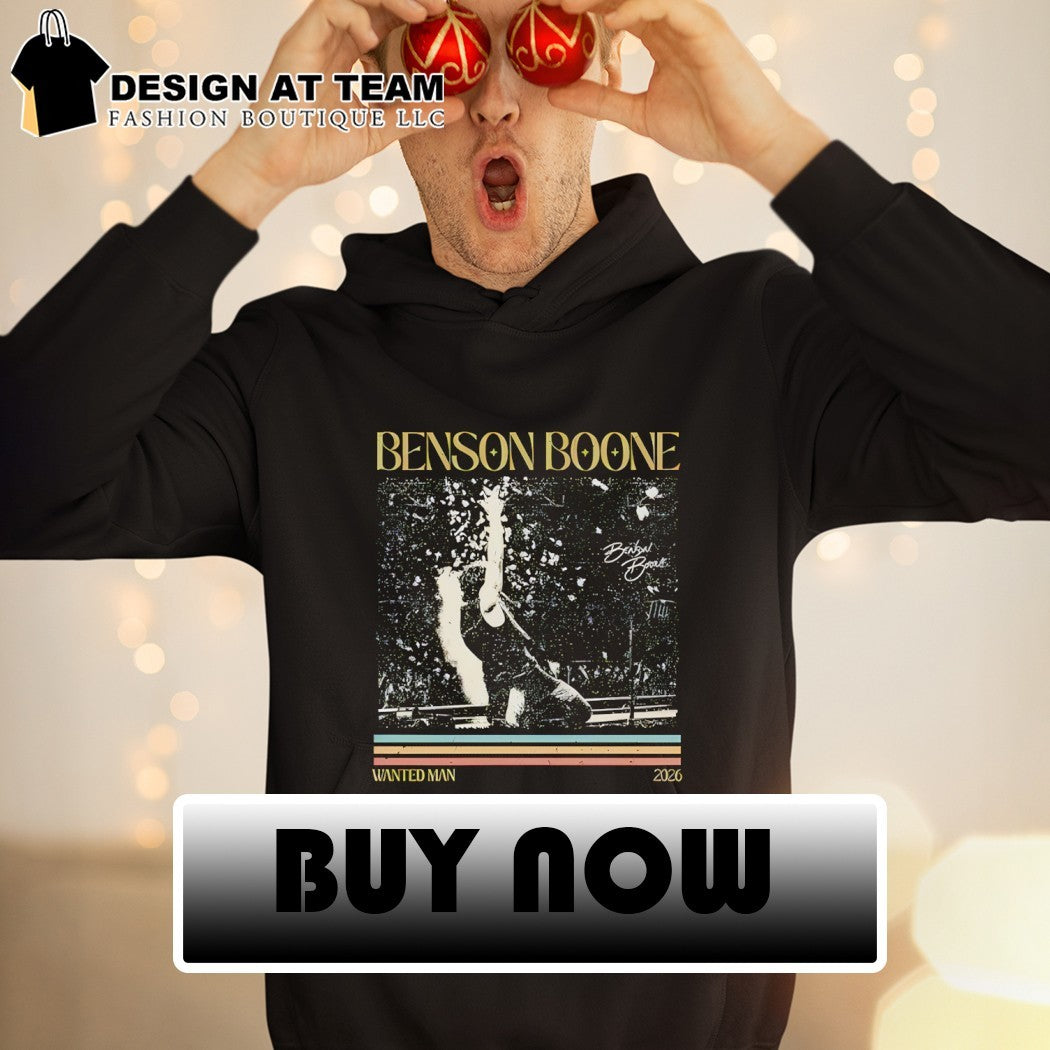 Benson Boone Wanted Man World Tour 2026 signature vintage shirt