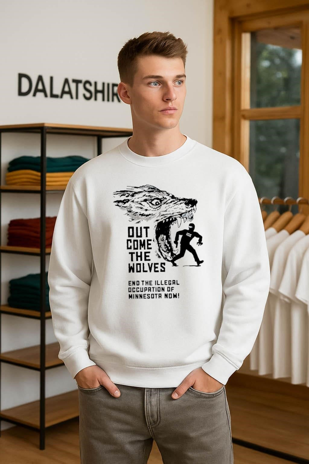 Out Come The Wolves End The Illegal Occupation Of Minnesota Now wolf shirt