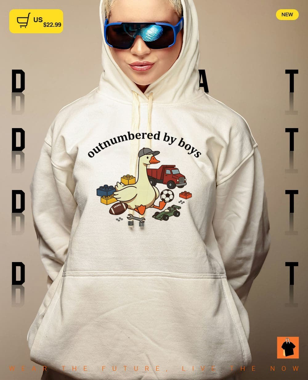 Outnumbered by boys silly goose shirt