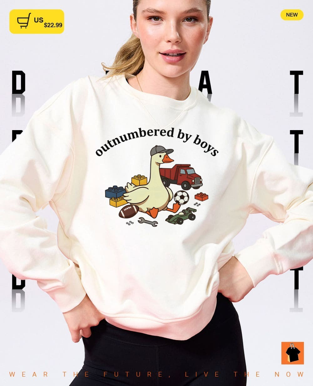 Outnumbered by boys silly goose shirt