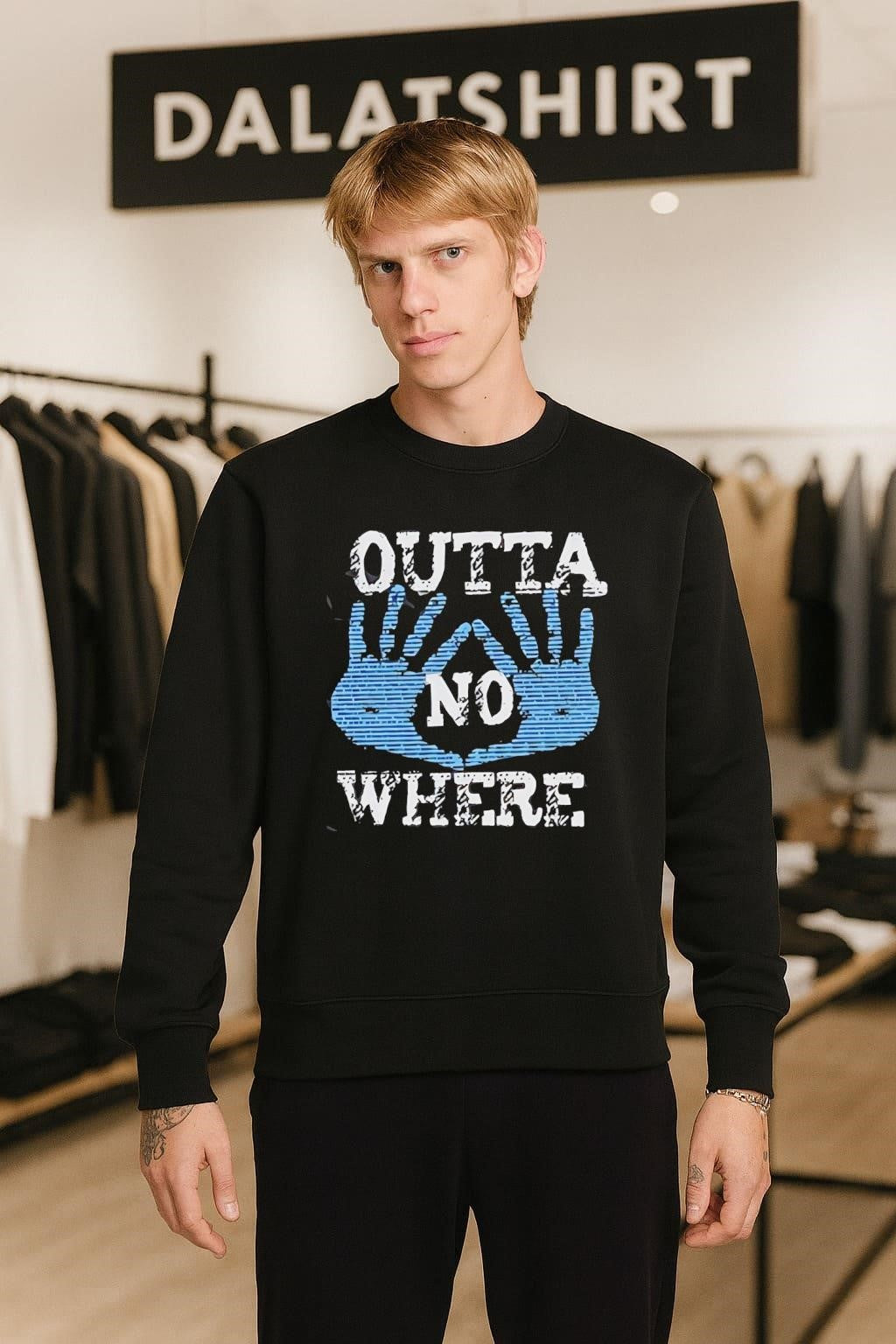 Outta No Where Distressed shirt