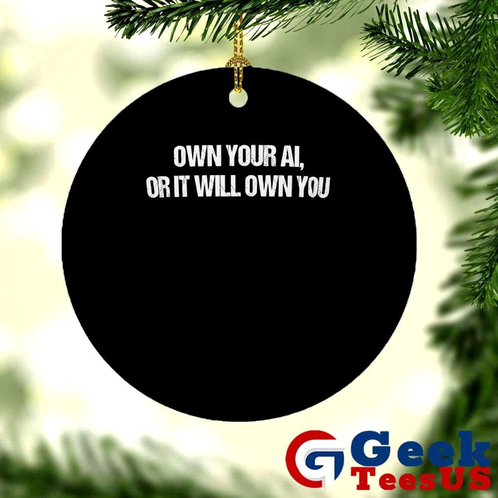 Own your AI or it will own you T-shirt