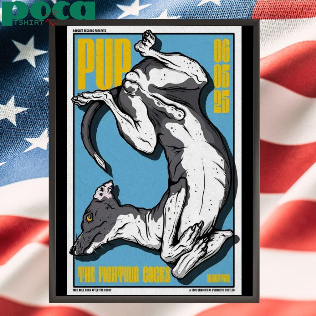 PUP 05 6 2025 The Fighting Cocks Kingston Upon Thames, UK Event Poster shirt