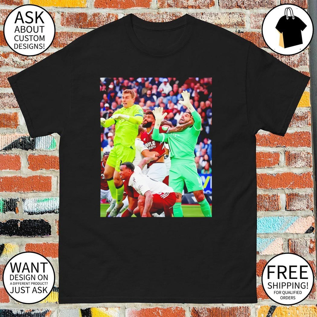 Pablo Fouled David Raya photo shirt