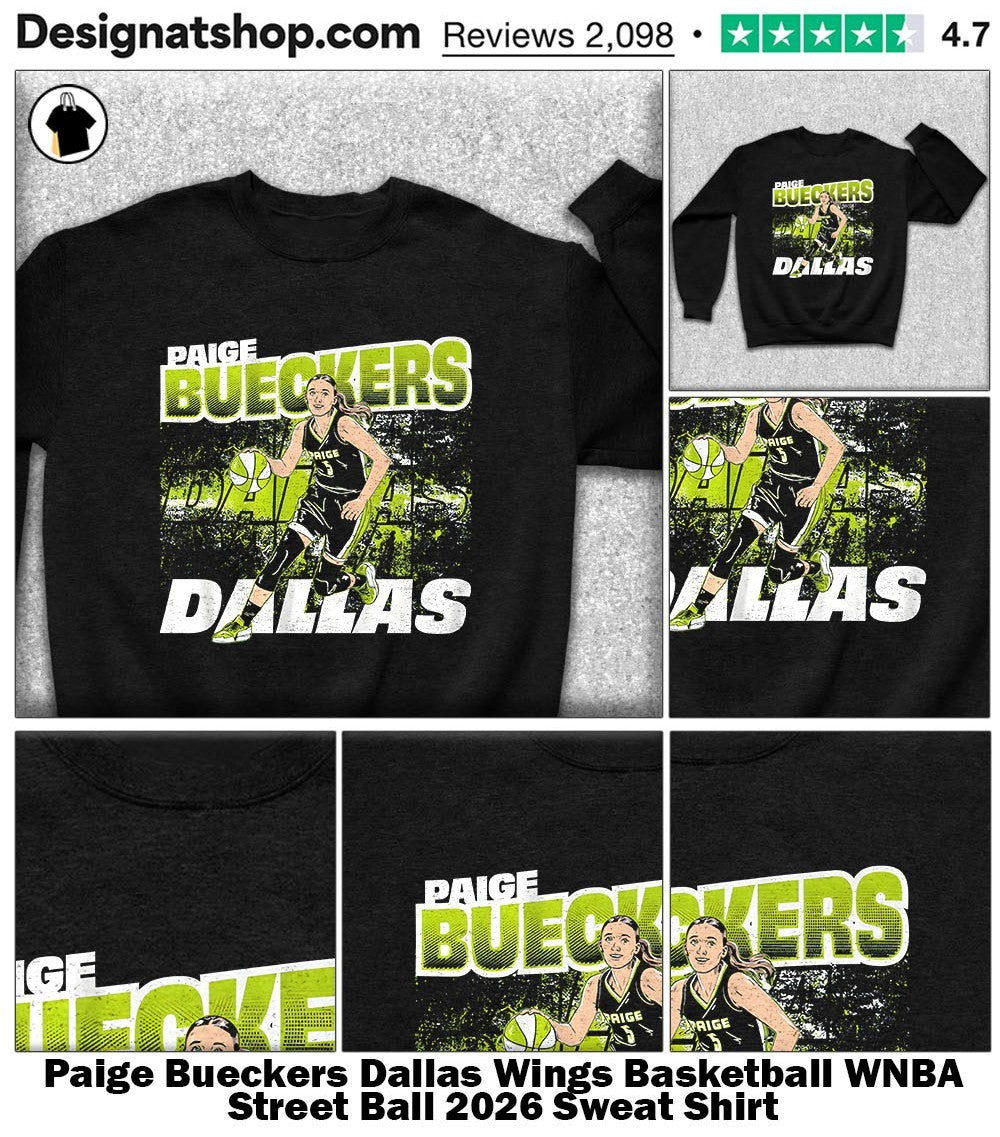 Paige Bueckers Dallas Wings Basketball WNBA Street Ball 2026 shirt