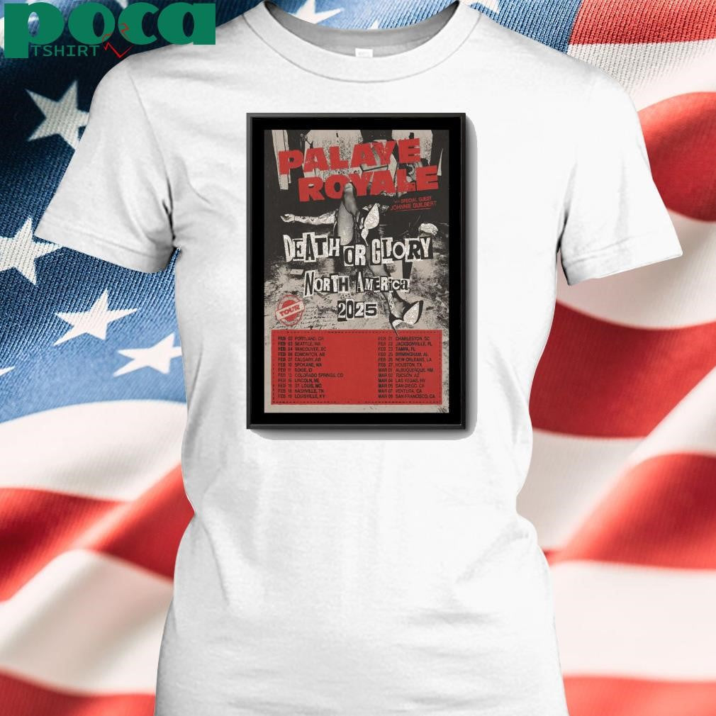 Palaye Royale Death Or Glory World Tour 2025 Poster shirt