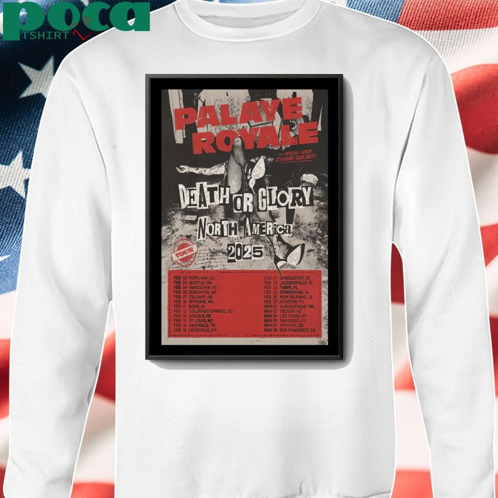 Palaye Royale Death Or Glory World Tour 2025 Poster shirt