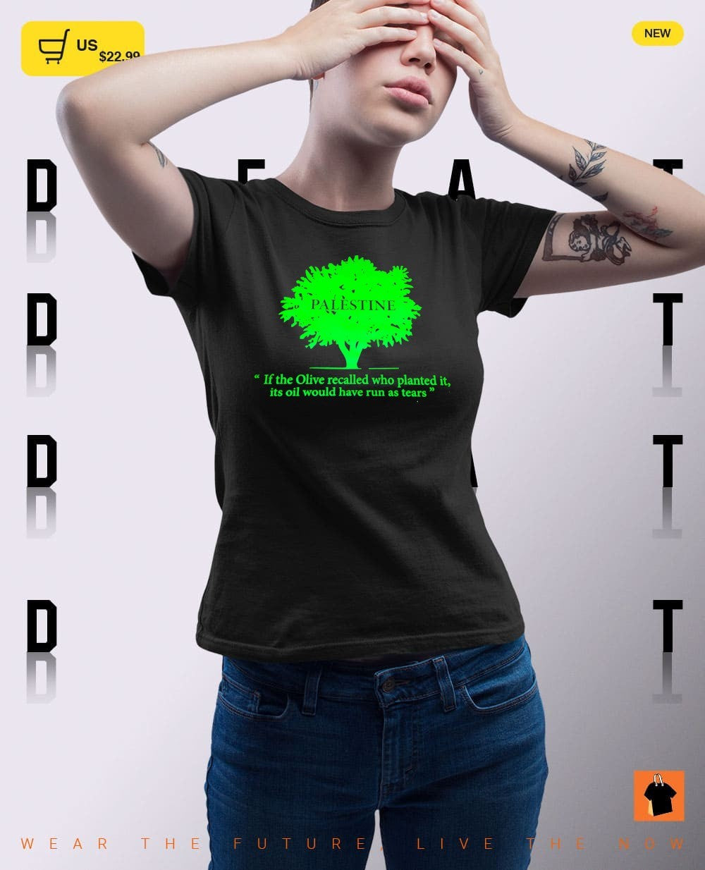 Palestine tree if the Olive recalled who planted it its oil would have run as tears shirt