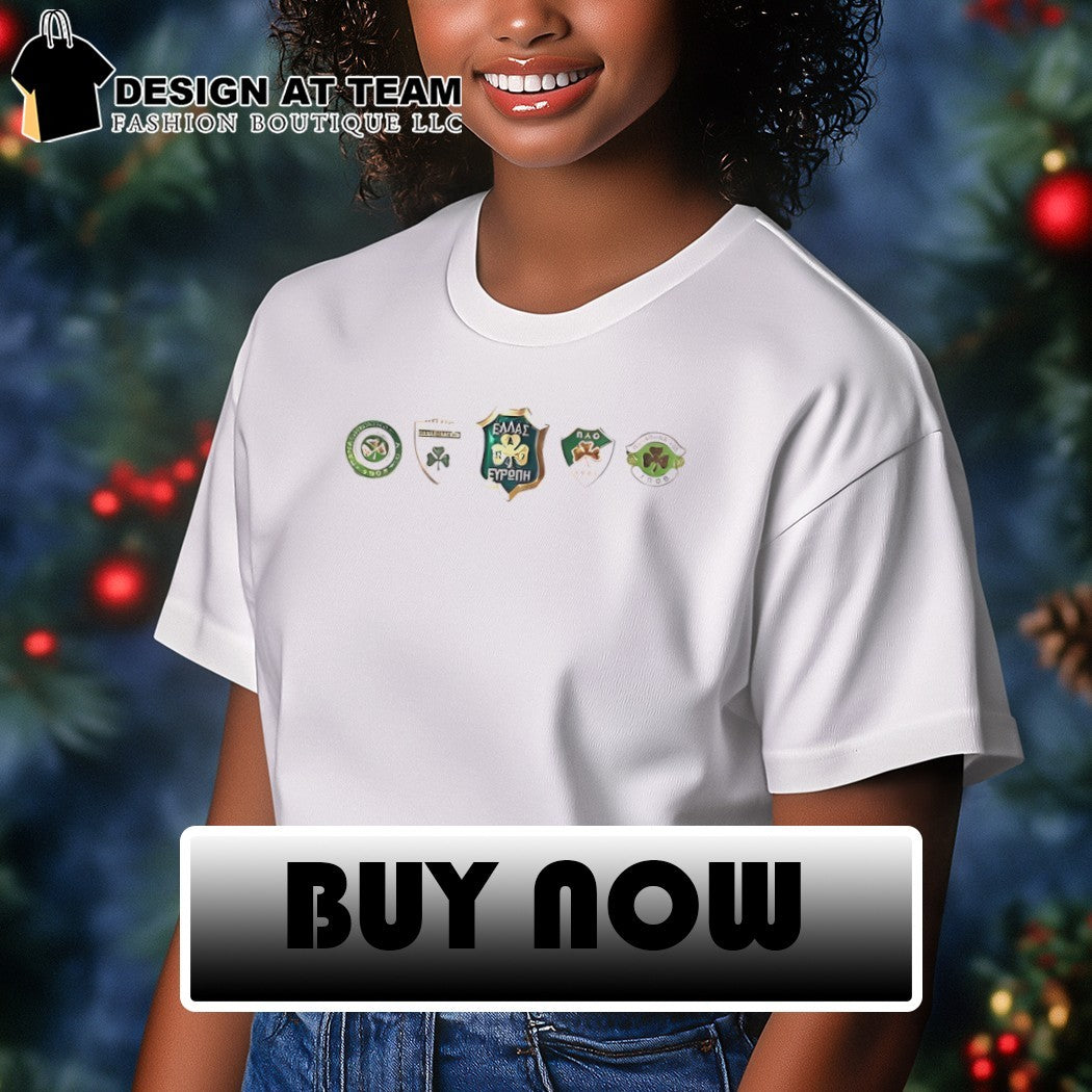 Panathinaikos FC emblems Ellas Europi PAO 1908 logo shirt