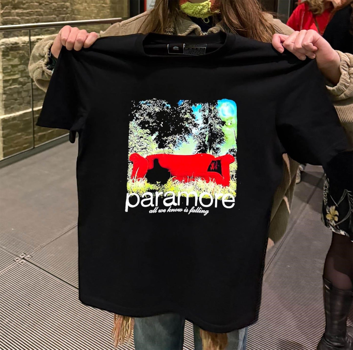 Paramore All We Know Is Falling Red Sofa Forest shirt