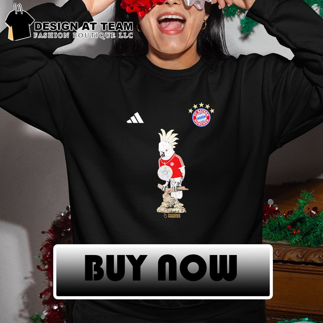 Parrot Bayern Munich FC Celebration 35 Deutscher Meister German Champions 2026 shirt