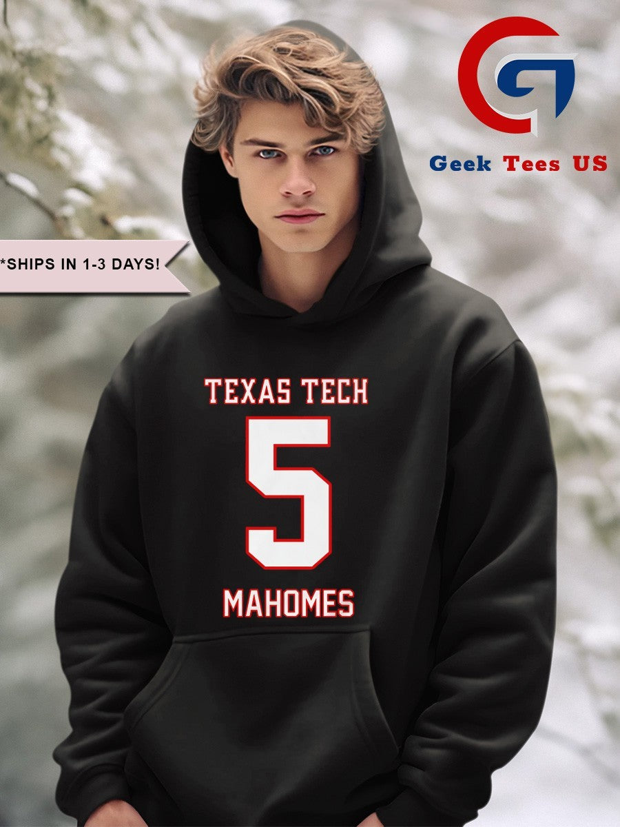 Patrick Mahomes 5 Texas Tech Football shirt