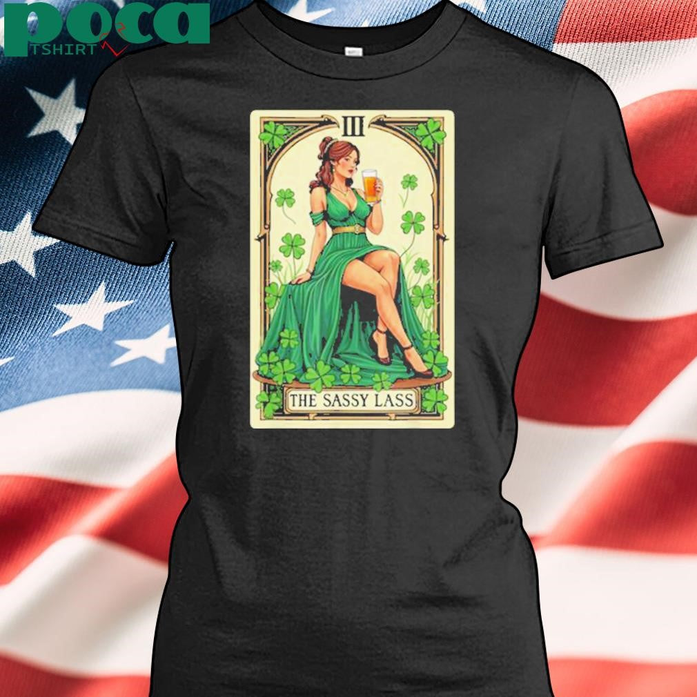 Patrick’s Day The Sassy Lass Tarot Card Unisex T Shirt