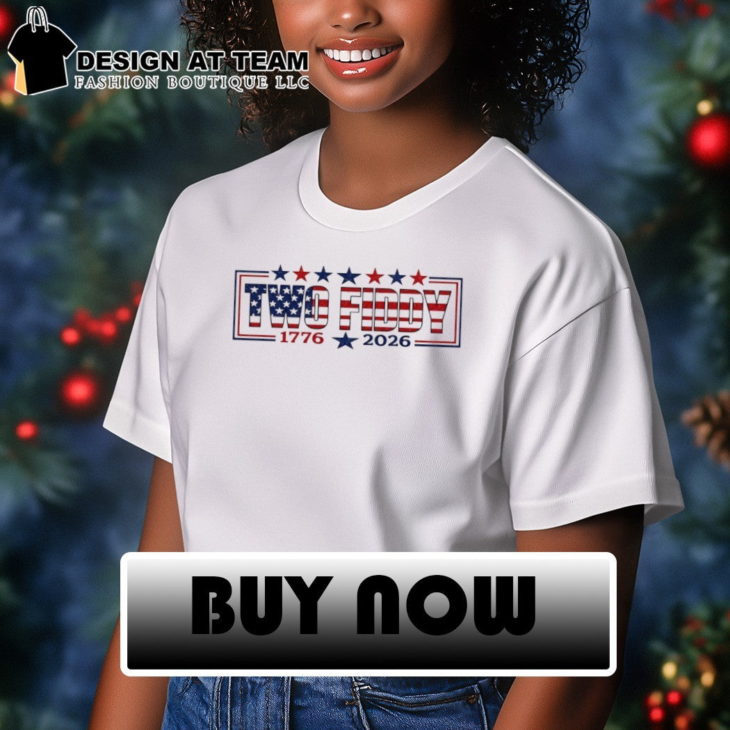Patriotic American Apparel Two Fiddy 1776 2026 USA Independence Anniversary shirt