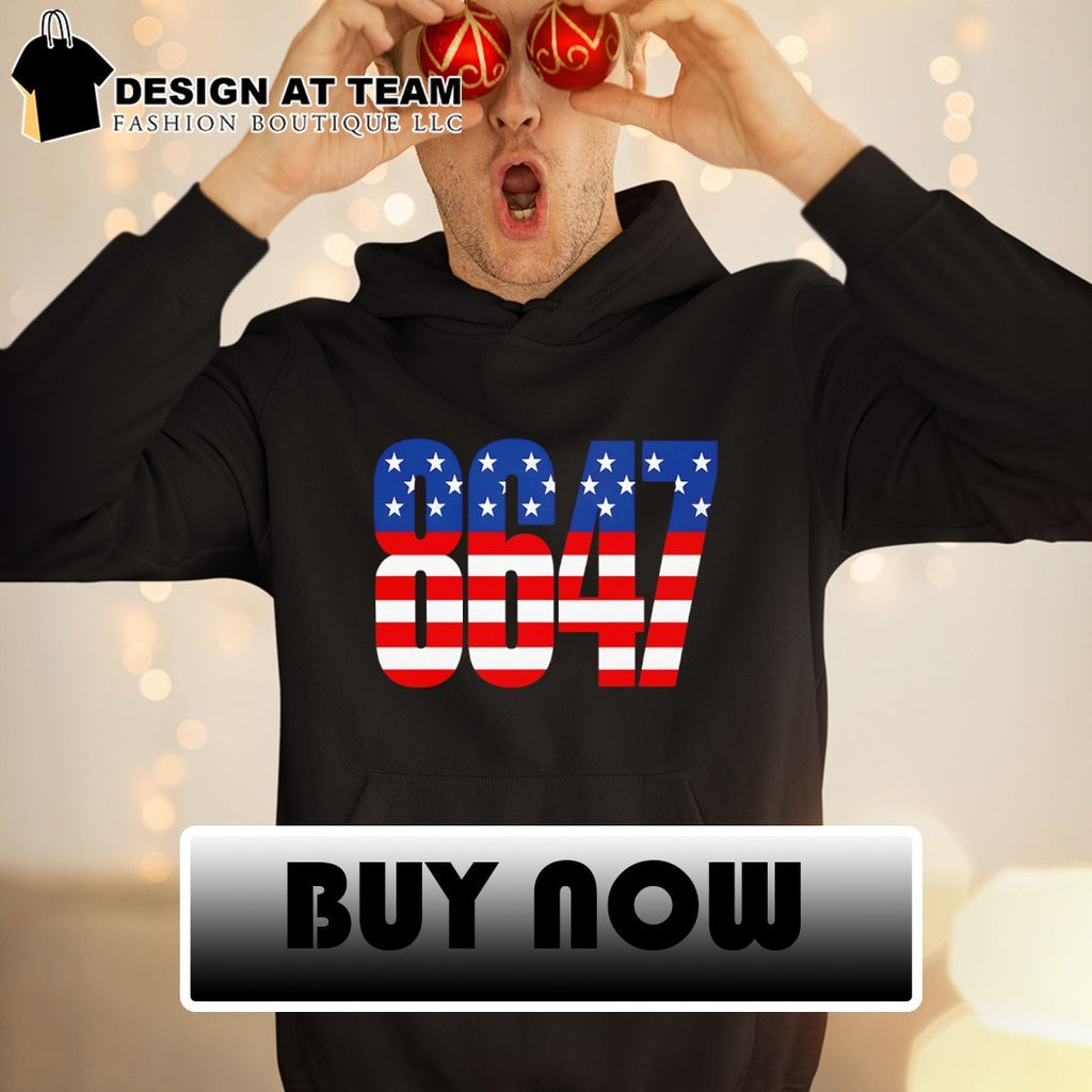 Patriotic American flag Numerical 8647 Independence Day shirt