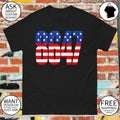 Patriotic American flag Numerical 8647 Independence Day shirt
