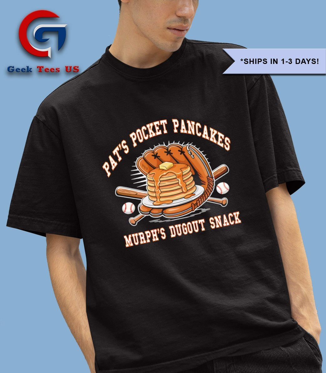 Pat’s pocket pancakes Murph’s dugout snack Milwaukee Brewers shirt