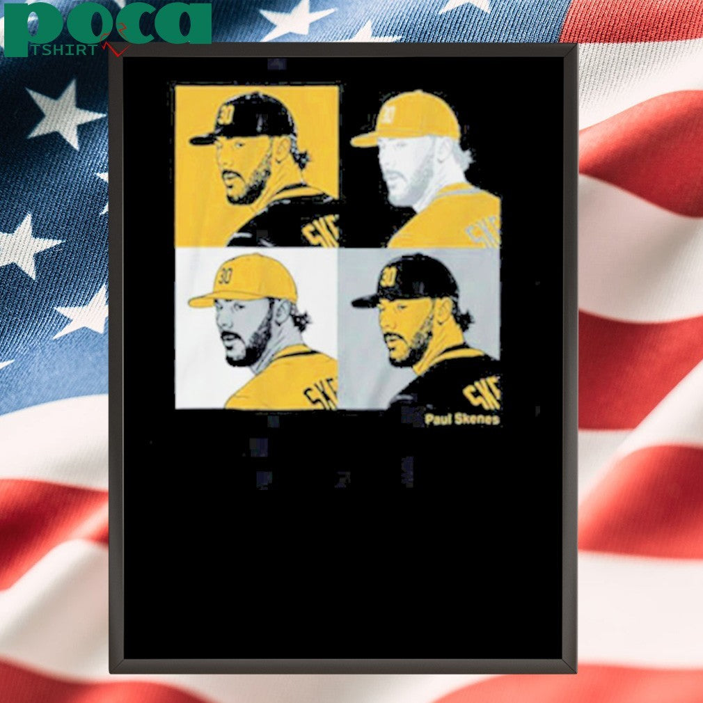 Paul Skenes Collage Panels Pittsburgh Pirates Rising Ace 2025 shirt